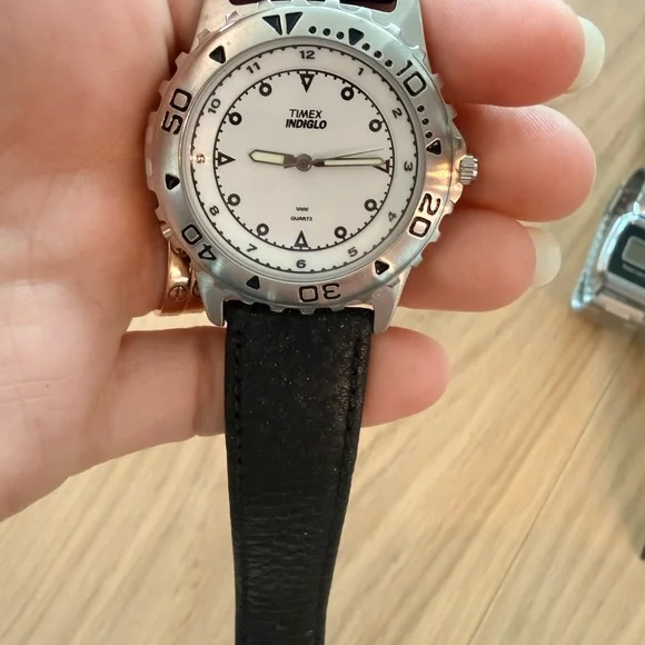 Lot of 4 Vintage Men's Watches - Timex, Texas Instrument, Amitron - Picture 3 of 16